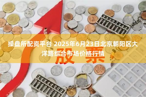 操盘所配资平台 2025年6月23日北京朝阳区大洋路综合市场价格行情